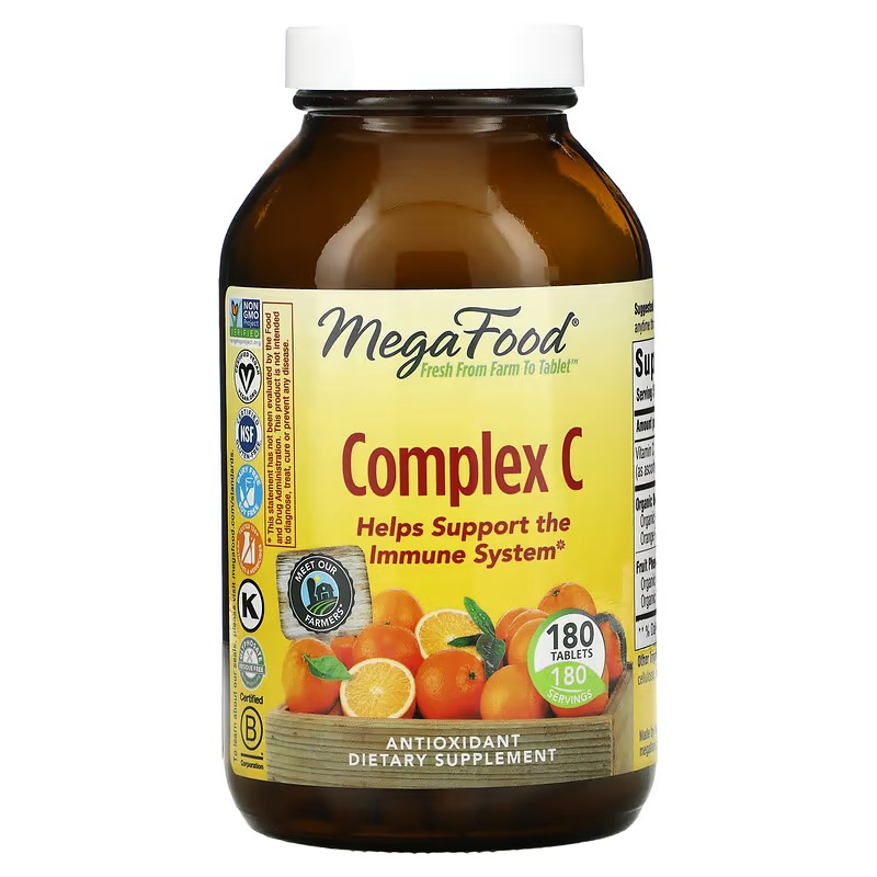 MegaFood, Complex C, 180 Tablets